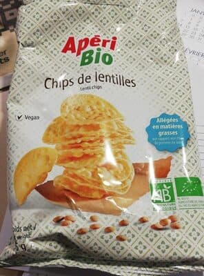 Chips Aux Lentilles, Apéri BIO, 75 g*