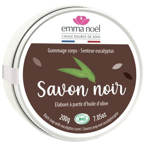 Savon Noir Hammam Eucalyptus BIO, Emma Noël, 200 g*