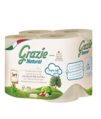 Essuie-Tout En Papier Recyclé Extra Résistant, Grazie, 2pcs