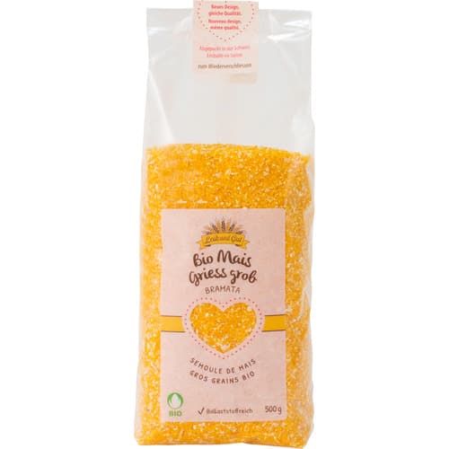 Semoule De Maïs Gros Bramata BIO (label Knospe) Import, Leib Und Gut, 500 g*